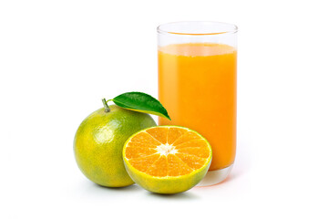 orange juice and fruits