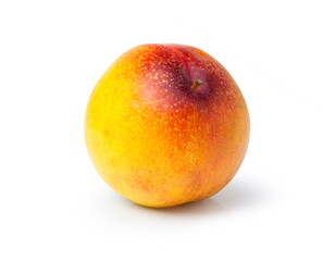 peach isolated on white background