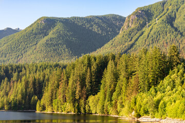 Rocky mountains near Vancouver in Canada