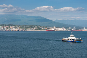 Summer view of Vancouver in Canada