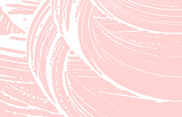 Grunge texture. Distress pink rough trace. Fetchin