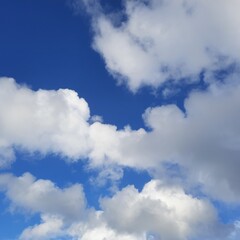 blue sky with clouds