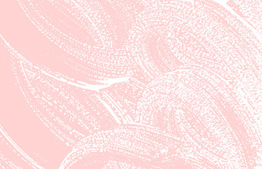 Grunge texture. Distress pink rough trace. Good-lo