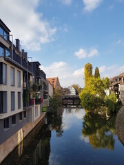 canal and houses