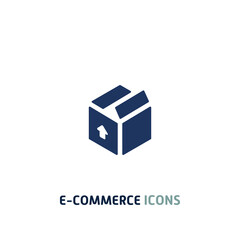 delivery box flat icon