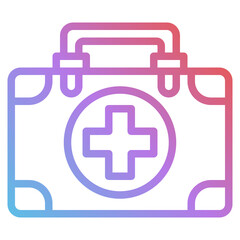 firstaidkit gradient icon
