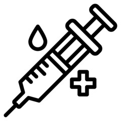 syringe line icon