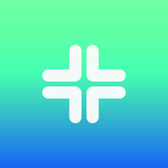 Medical plus sign, symbol, health, elegant, plus, vector template