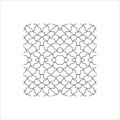 Abstract Lines Motifs Pattern. Ornamental Decoration for Interior, Exterior, Carpet, Textile, Garment, Cloth, Silk, Tile, Plastic, Paper, Wrapping, Wallpaper, Pillow, Sofa, Background, Ect. Vector