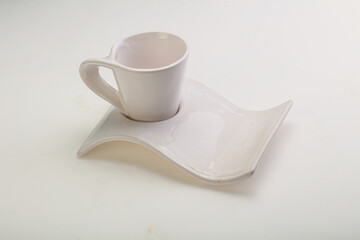 Empty cup for tea or coffee