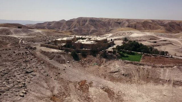 Nabi Musa, Prophet Moses burial site in Judean desert,