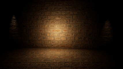 Product Showcase Spotlight Background 3D Rendering