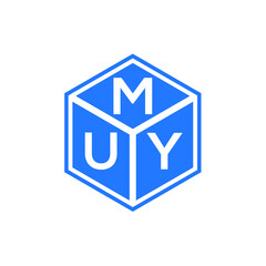 Fototapeta UMY letter logo design on white background. UMY creative initials letter logo concept. UMY letter design.  obraz