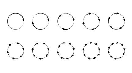 Circle chart section segments set vector diagram segments pie template. Circle segments set. Various number of sectors divide the circle on equal parts. From 1 to 10. Pie chart set. Diagram collection