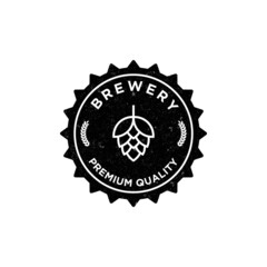 brewing company logo. logo brewery. vintage brewery logo vector