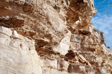 Cliffs by the sea.