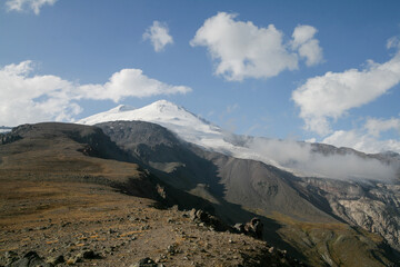 View of Mount Elbrus, Russia.