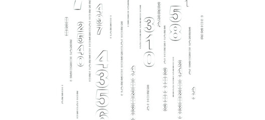 abstract background with numbers	