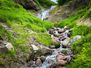 stream in the mountains