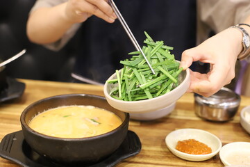 YUMMY KOREAN STYLE FOOD MEAT STEW