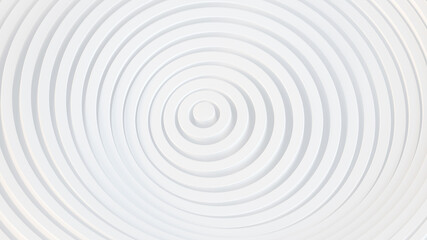 Fototapeta na wymiar White glossy circles 3D rendering