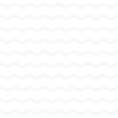 White wave pattern. Wave line pattern. Seamless wavy texture. Vector illustration.