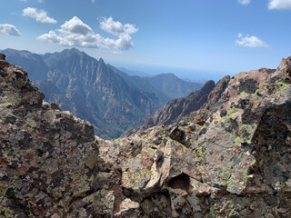 Montagnes corse GR20 Nord