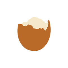 Egg on a white background - Vector