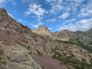 Pics rocheux Corse GR20