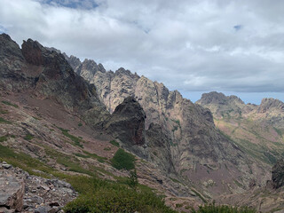 Col des éboulis Corse GR20 Nord
