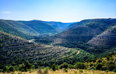 Route vers cirque de Navacelles