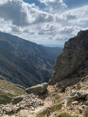 Paysage montagneux GR20 Corse