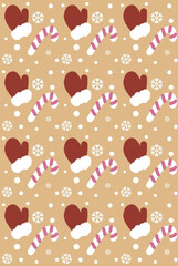seamless pattern with hearts