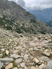 Montagnes corses descente vers Vizzavona GR20