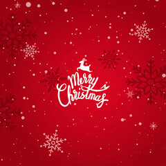 Fototapeta na wymiar Merry Christmas winter holiday background vector