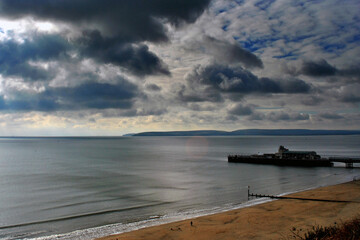 Bournemouth Pier And Beach Dorset England UK