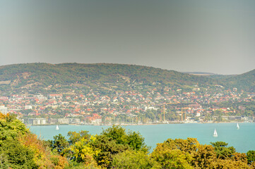 Tihany, Balaton Lake region, Hungary, HDR Image