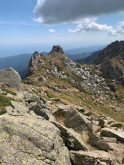 Monticule rocheux GR20 Corse