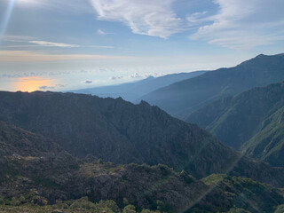 Fototapeta premium Paysage de montagne en Corse du Sud GR20