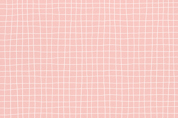Grid background vector in pink color