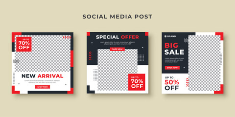 Special offer social media post template