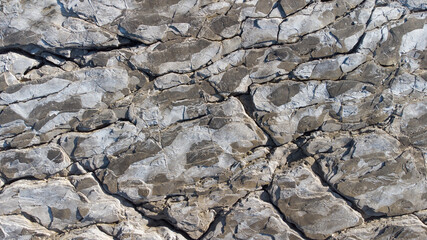 Black gray crackle cliff texture for background, wallpaper, material for texture 3D