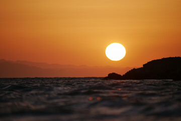 Sunset in Red sea, Egypt
