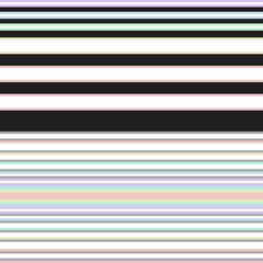 Double Rainbow Pastel Striped seamless pattern design