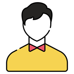 A premium download icon of student