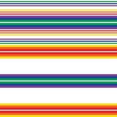 Double Rainbow Striped seamless pattern design