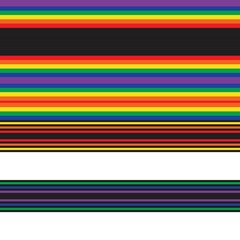 Double Rainbow Striped seamless pattern design