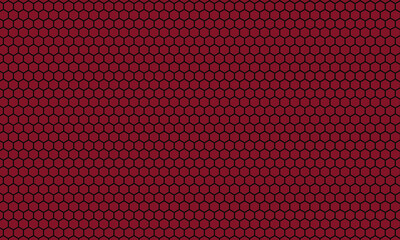 Obraz premium abstract hexagon dark red background