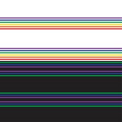 Double Rainbow Striped seamless pattern design