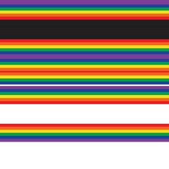Double Rainbow Striped seamless pattern design